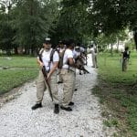 Jefferson Pinder's performance project, Fire and Movement, at College Park Cemetery